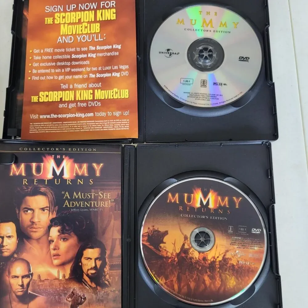 The Mummy and The Mummy Returns